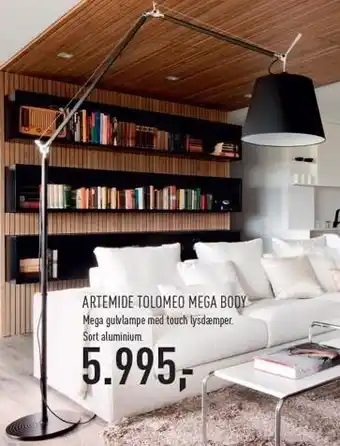 Artemide tolomeo mega body