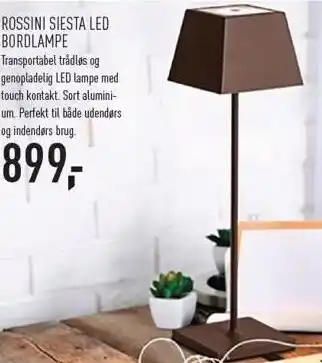 Johannes Fog Siesta LED bordlampe tilbud