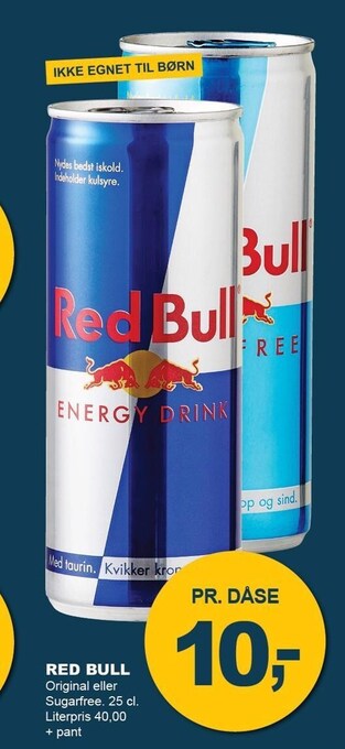 Let-Køb Red Bull tilbud