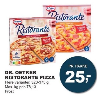 Let-Køb Dr. Oetker Ristorante Pizza tilbud