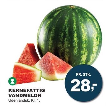 Let-Køb Kernefattig Vandmelon tilbud