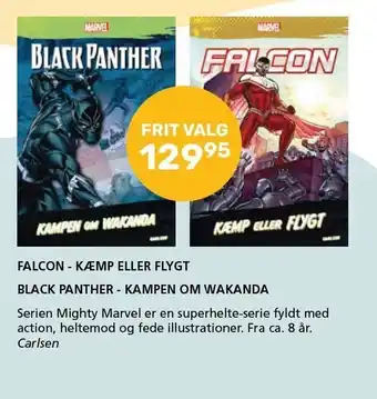 Falcon - Kæmp eller frygt el. Black Panther - kampen om wakanda