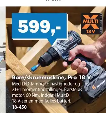 Biltema Bore/skruemaskine tilbud