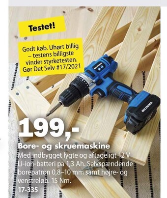 Bore- og skruemaskine