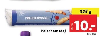 Lidl Pølsehornsdej tilbud