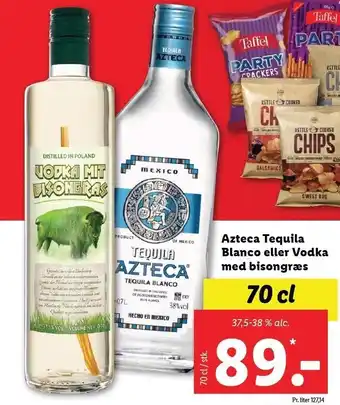 Azteca Tequila Blanco el. Vodka m. bisongræd