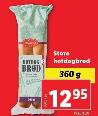 Lidl Store hotdogbrød tilbud