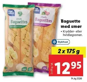 Lidl Baguettes m. smør tilbud