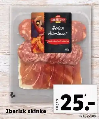 Lidl Iberisk skinke tilbud