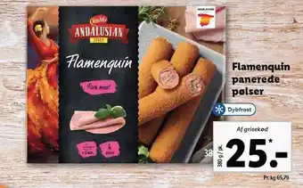 Lidl Flamenquin panerede pølser tilbud