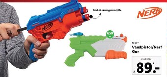 Lidl Vandpistol/Nerf gun tilbud