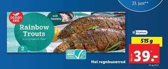 Lidl Hel regnbueørred tilbud