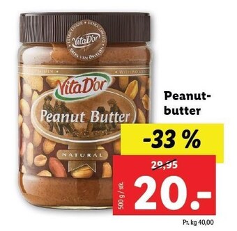 Lidl Peanutbutter tilbud