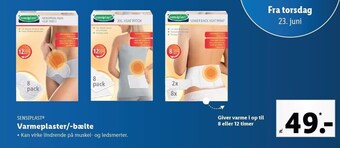 Lidl Varmeplaster/-bælte tilbud