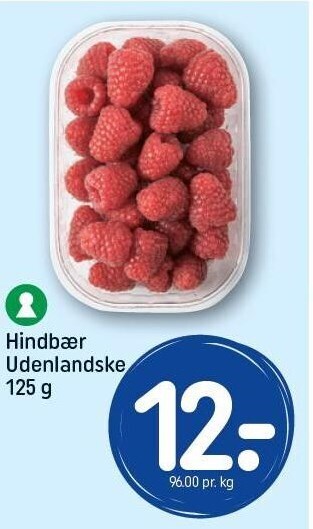 REMA 1000 Hindbær tilbud