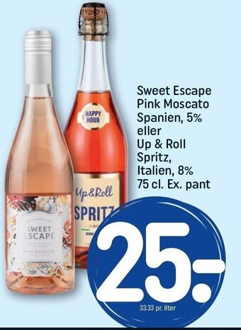 REMA 1000 Sweet Escape Pink Moscato tilbud