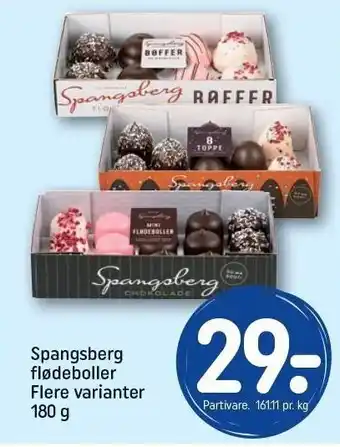REMA 1000 Spangsberg flødeboller - Flere varianter tilbud