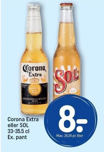 REMA 1000 Corona Extra el. SOL tilbud