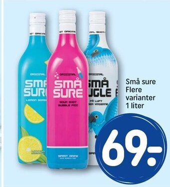 Små sure - Flere varianter