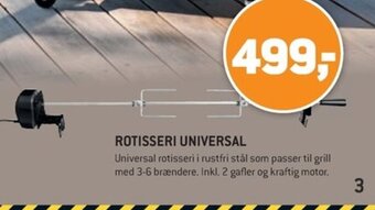 XL-BYG Rotisseri Universal tilbud
