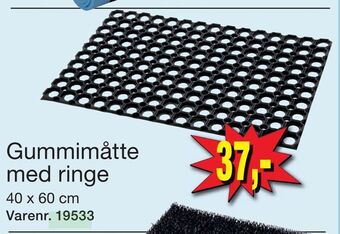 Harald Nyborg Gummimåtte med ringe tilbud