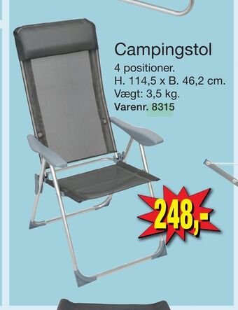 Harald Nyborg Campingstol tilbud