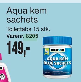 Harald Nyborg Aqua kem sachets tilbud