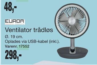 Harald Nyborg Ventilator trådløs tilbud