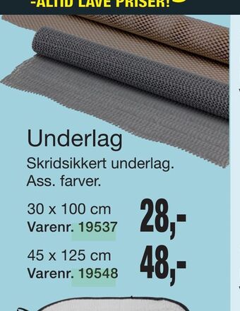 Underlag
