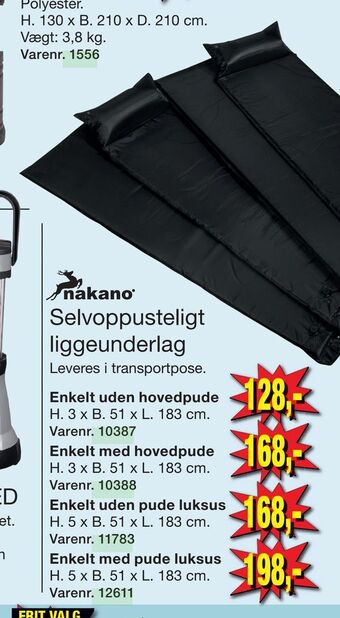 Selvoppusteligt liggeunderlag
