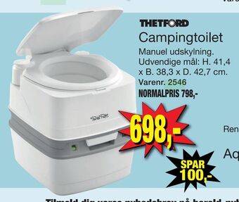 Harald Nyborg Campingtoilet tilbud