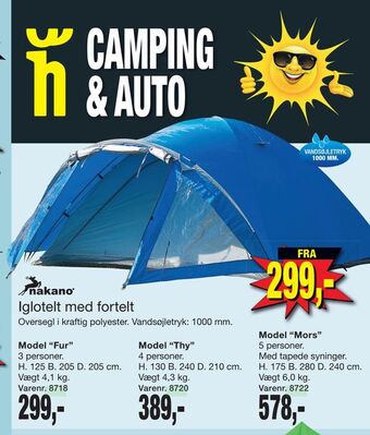 Harald Nyborg Iglotelt med fortelt tilbud