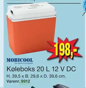 Harald Nyborg Køleboks 20 L 12 V DC tilbud