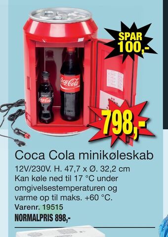 Harald Nyborg Coca Cola minikøleskab tilbud
