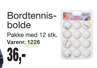 Bordtennisbolde