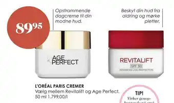 Matas L'oréal paris cremer tilbud