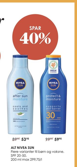 Matas Alt nivea sun tilbud