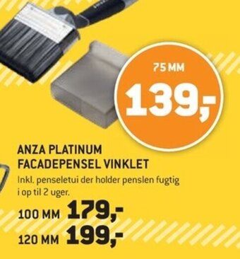 XL-BYG Anza Platinum Facadepensel Vinklet tilbud