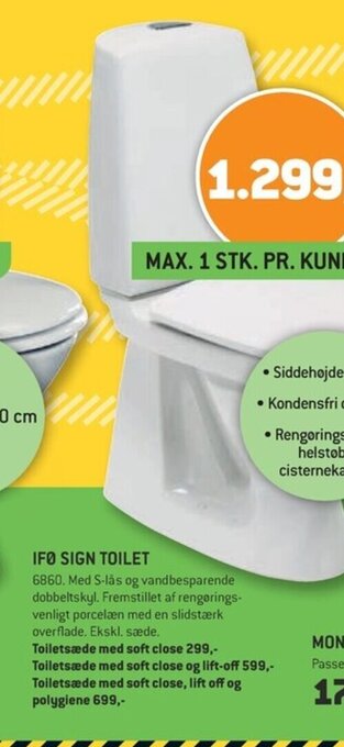 XL-BYG Ifø Sign Toilet tilbud