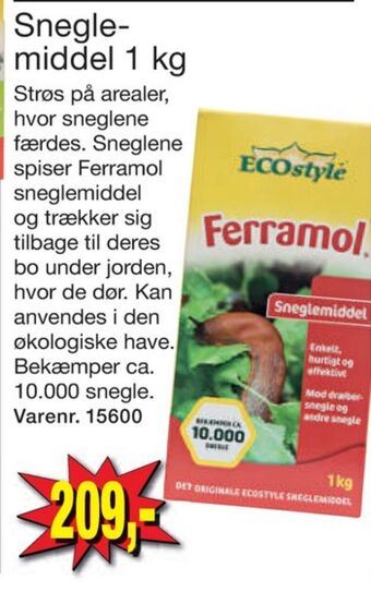 Harald Nyborg Ferramol bekæmpelsesmiddel tilbud