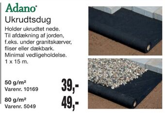 Harald Nyborg Adano ukrudtsdug tilbud
