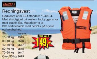 Harald Nyborg Lalizas redningsvest tilbud