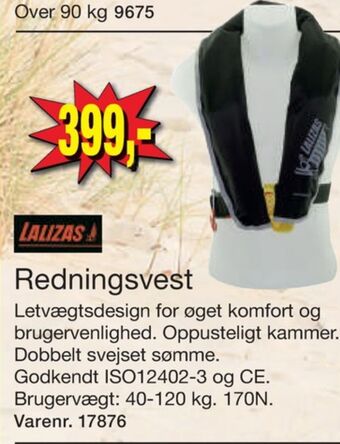 Harald Nyborg Lalizas redningsvest tilbud