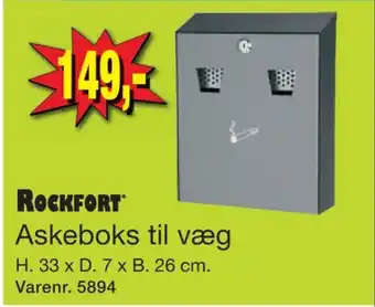 Harald Nyborg Rockfort askeboks tilbud