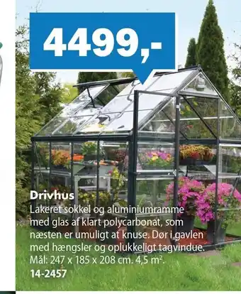 Biltema Drivhus tilbud