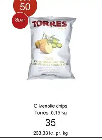 Coop.dk MAD Olivenolie chips Torres tilbud