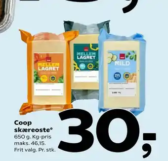 Coop 365 Coop skæreoste tilbud
