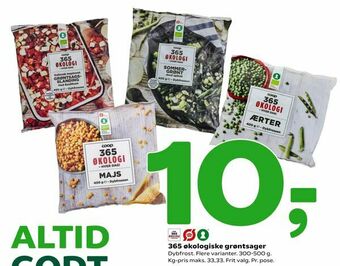 Coop 365 365 økologiske grøntsager tilbud