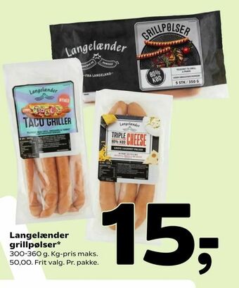 Coop 365 Langelænder grillpølser tilbud