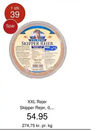 XXL Rejer Skipper Rejer